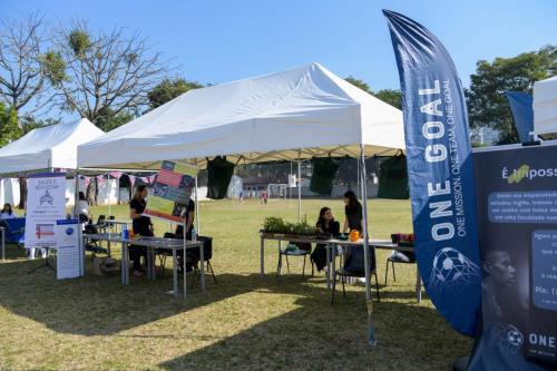 One Goal's booth during International Day