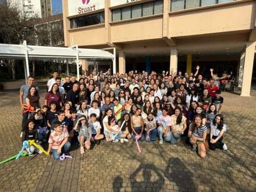 Scholars and families enjoy the Welcome Barbecue at St.Paul's School