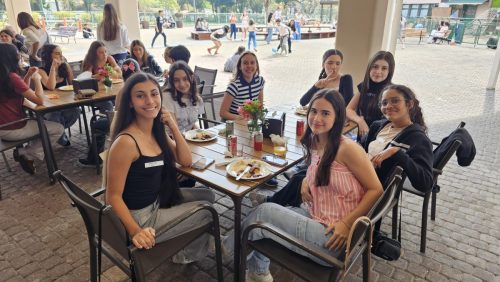 Scholars and families enjoy the Welcome Barbecue at St.Paul's School