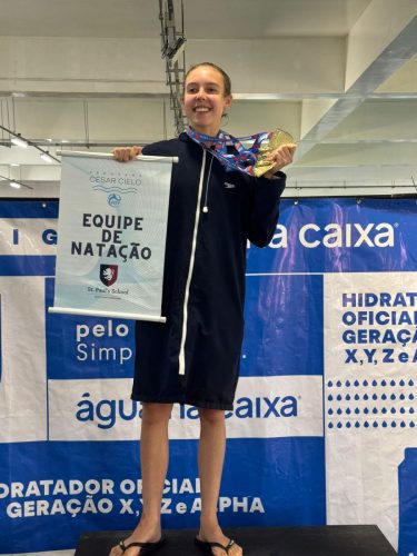 Lorena at the Swimming Competition